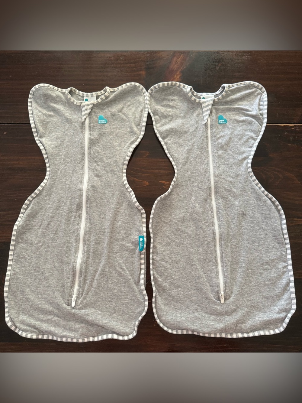 Love to Dream Swaddle Up Size Small Gray Cotton 1.0 TOG